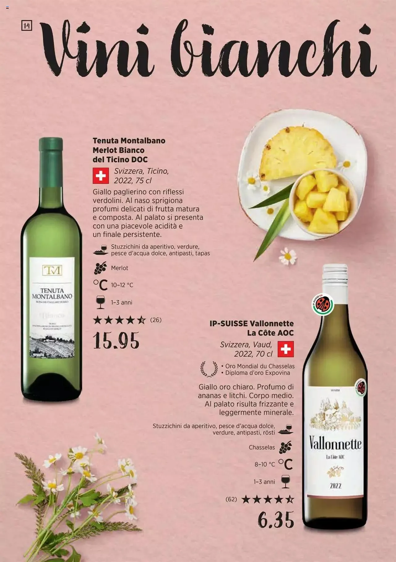 Denner Guida dei vini 2023 / 2024 IT von 11. September bis 31. Dezember 2023 - Prospekt seite 14