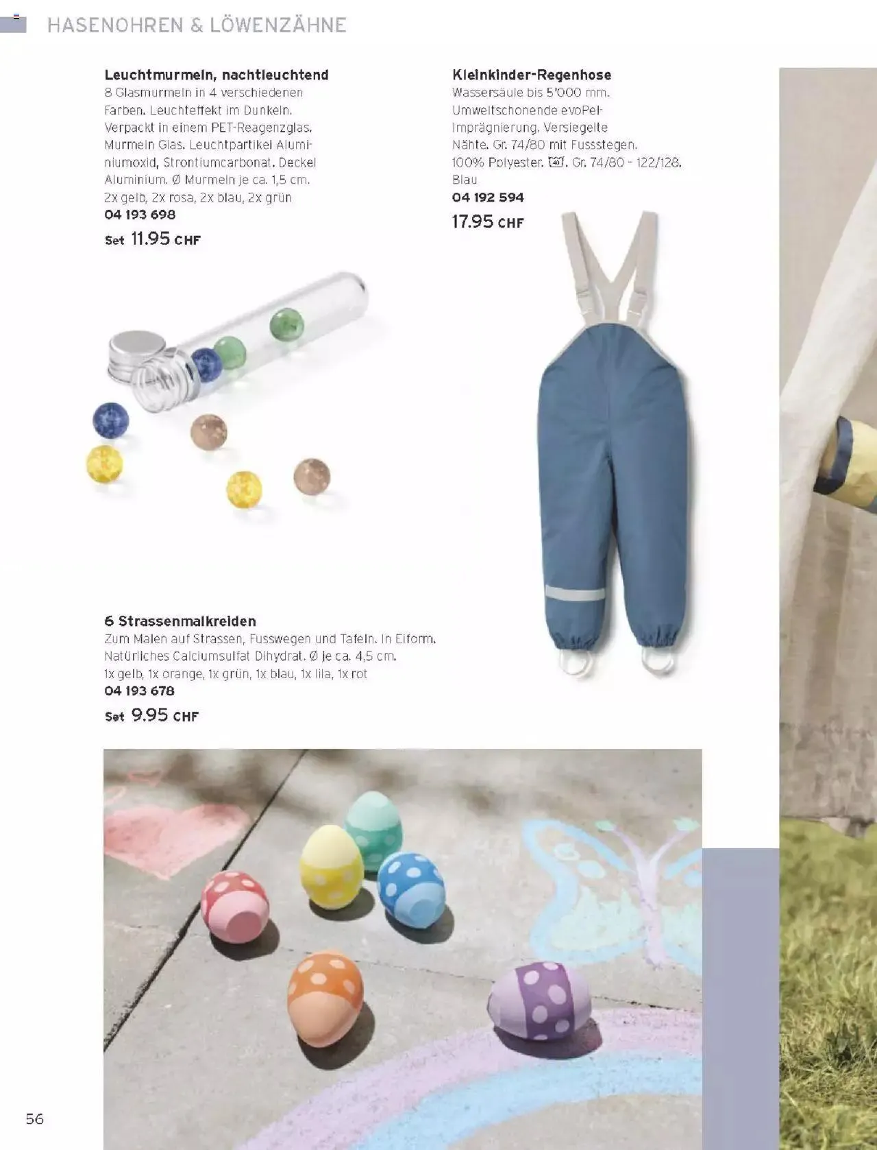 Tchibo Aktionen von 15. März bis 31. Dezember 2024 - Prospekt seite  56