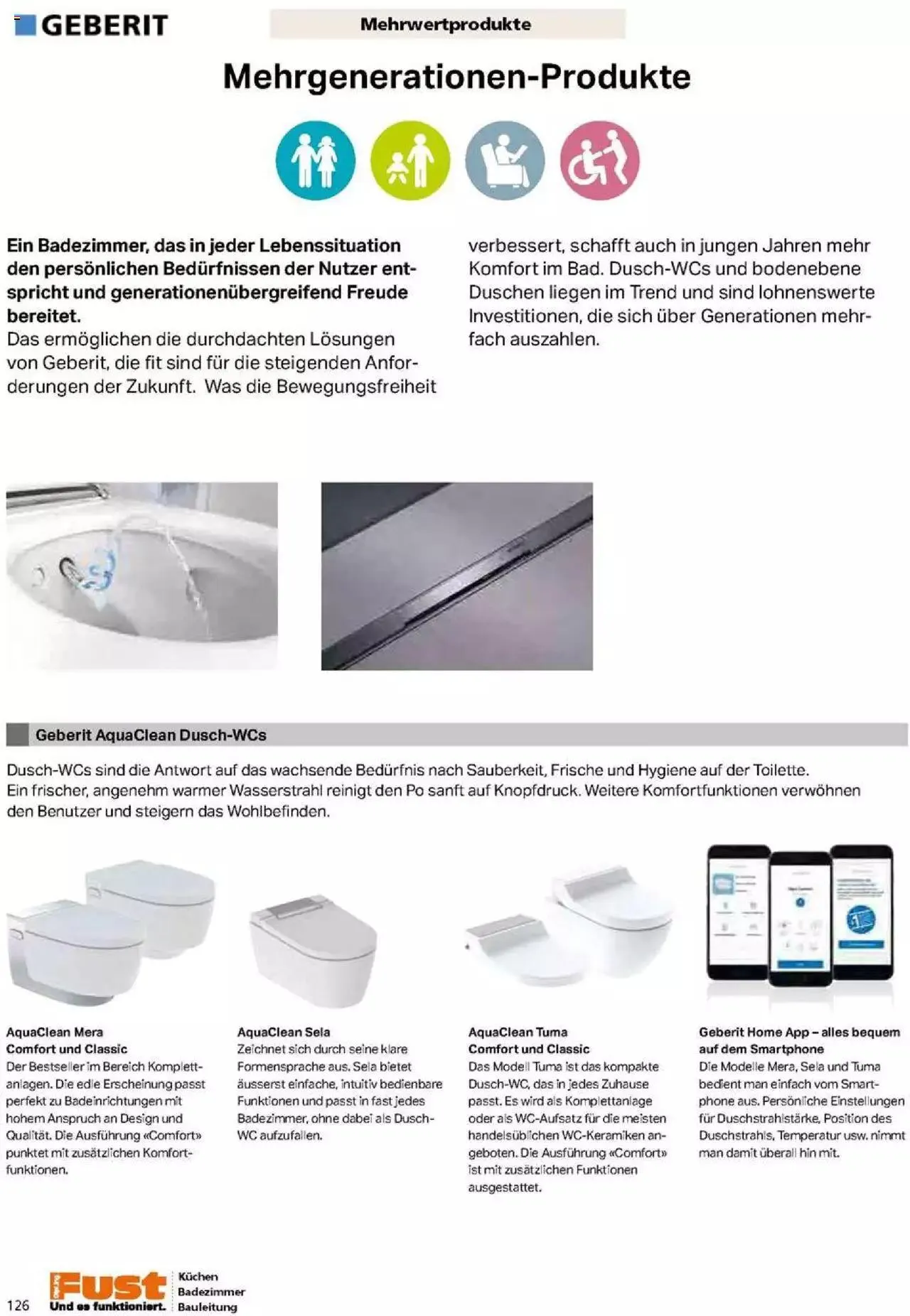 Fust Badezimmermagazin von 17. April bis 31. Dezember 2023 - Prospekt seite  126