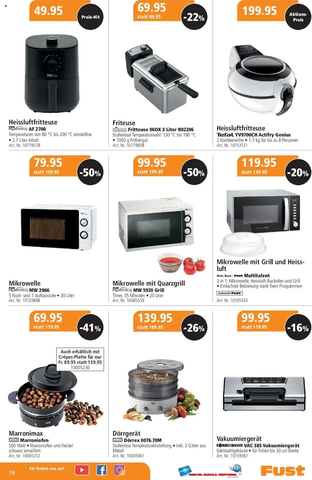Fust Aktionen von 24. September bis 26. Oktober 2025 - Prospekt seite 19