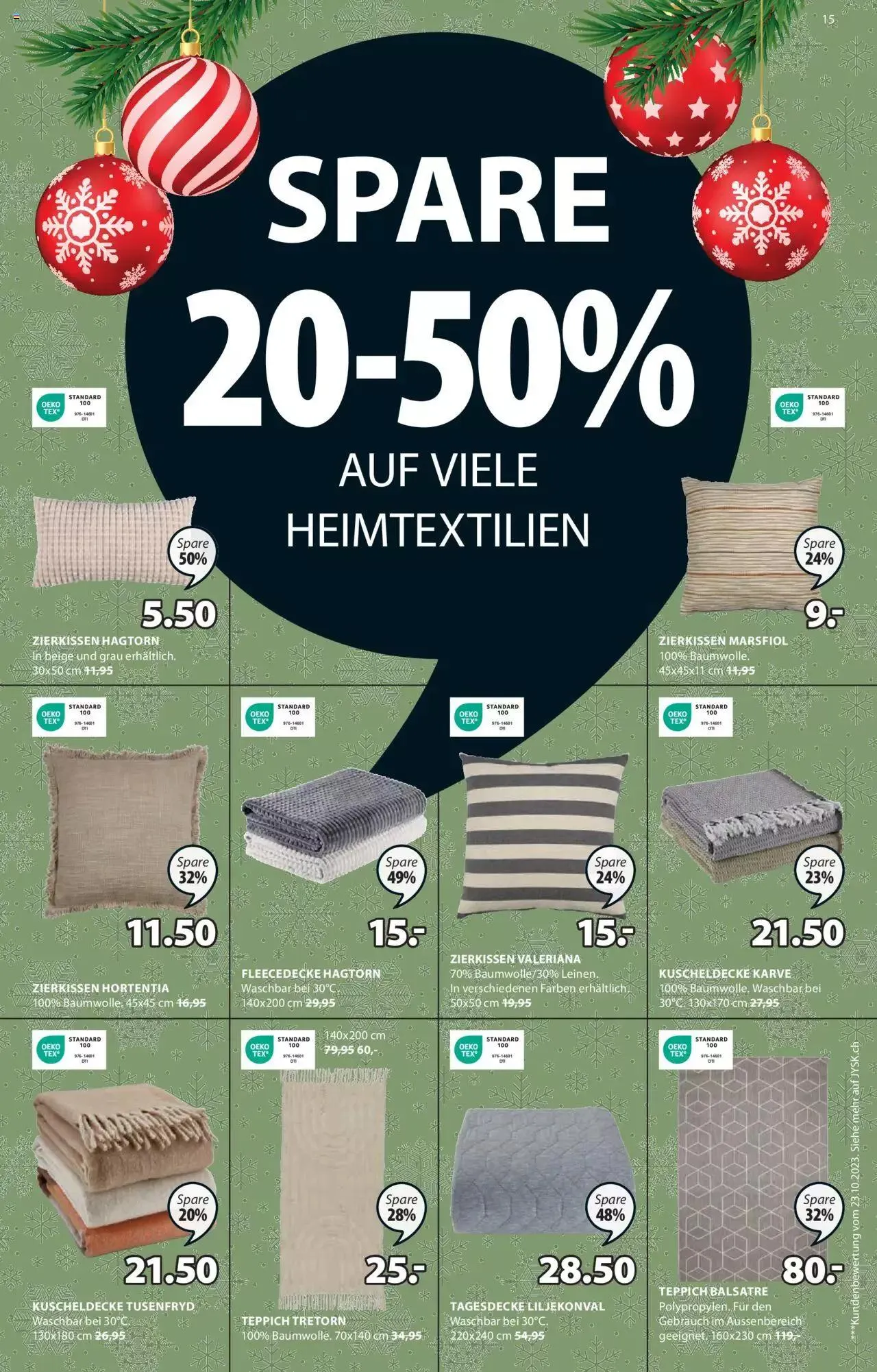 JYSK Aktionen von 28. November bis 4. Dezember 2023 - Prospekt seite 16