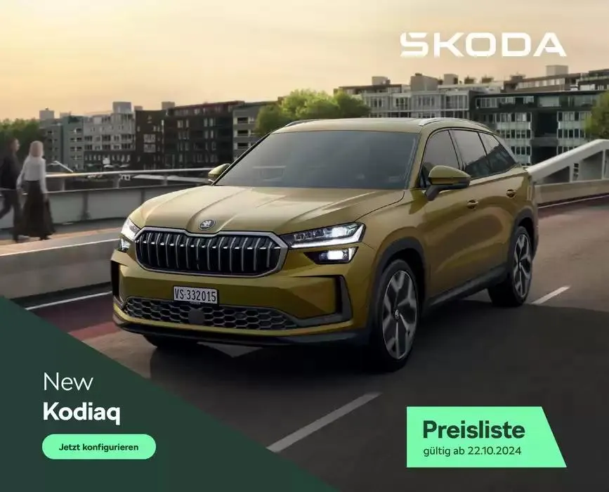 Preisliste New Kodiaq von 24. Oktober bis 7. November 2024 - Prospekt seite  1
