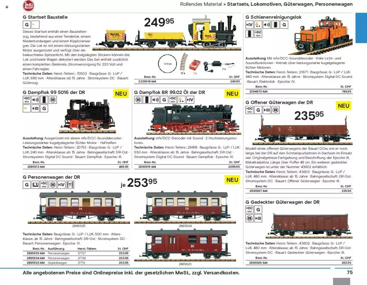 Conrad Modellbahn Katalog 2023/24 von 5. September bis 31. Dezember 2023 - Prospekt seite  77