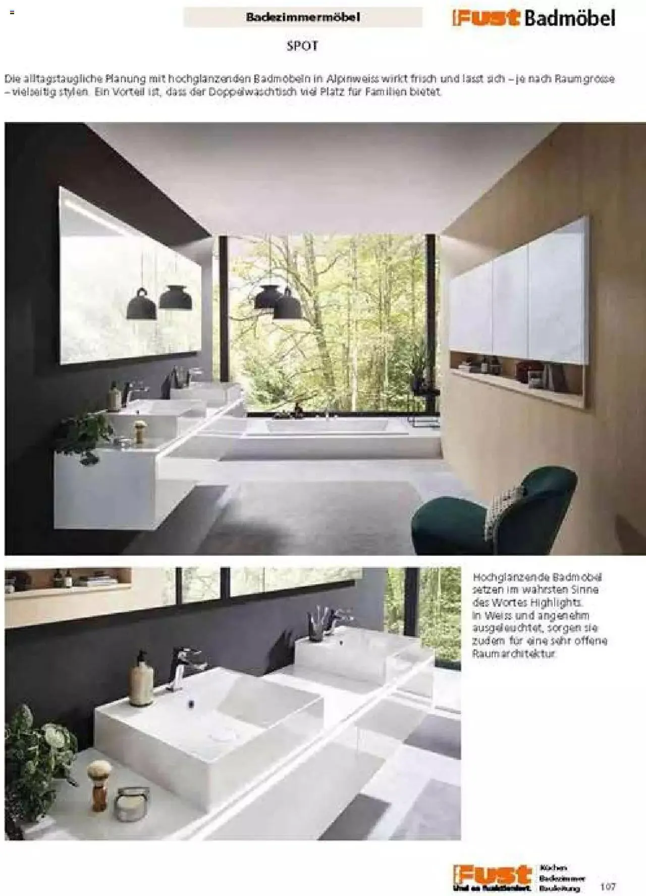 Fust Badezimmermagazin von 17. April bis 31. Dezember 2023 - Prospekt seite  107