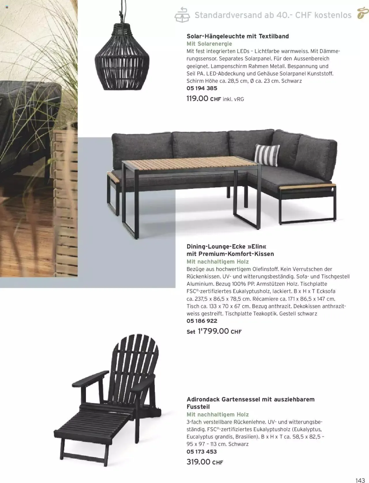 Tchibo Aktionen von 22. April bis 31. Dezember 2024 - Prospekt seite  143