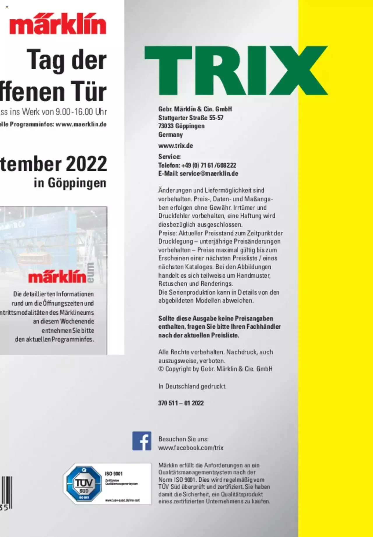 Conrad - TRIX H0 Neuheiten 2022 von 28. März bis 31. Dezember 2023 - Prospekt seite 272