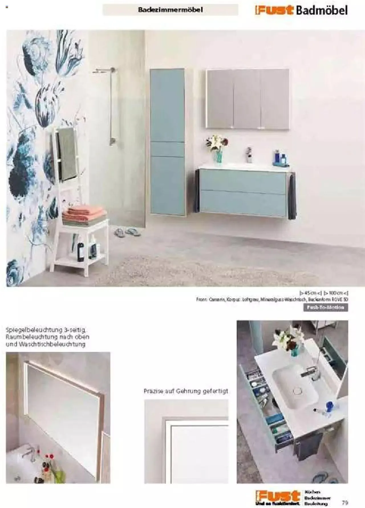 Fust Badezimmermagazin von 17. April bis 31. Dezember 2023 - Prospekt seite 79