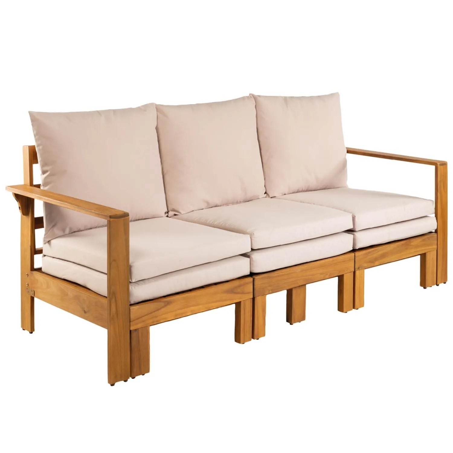 BELAVI Garten-Tagesbett aus Holz