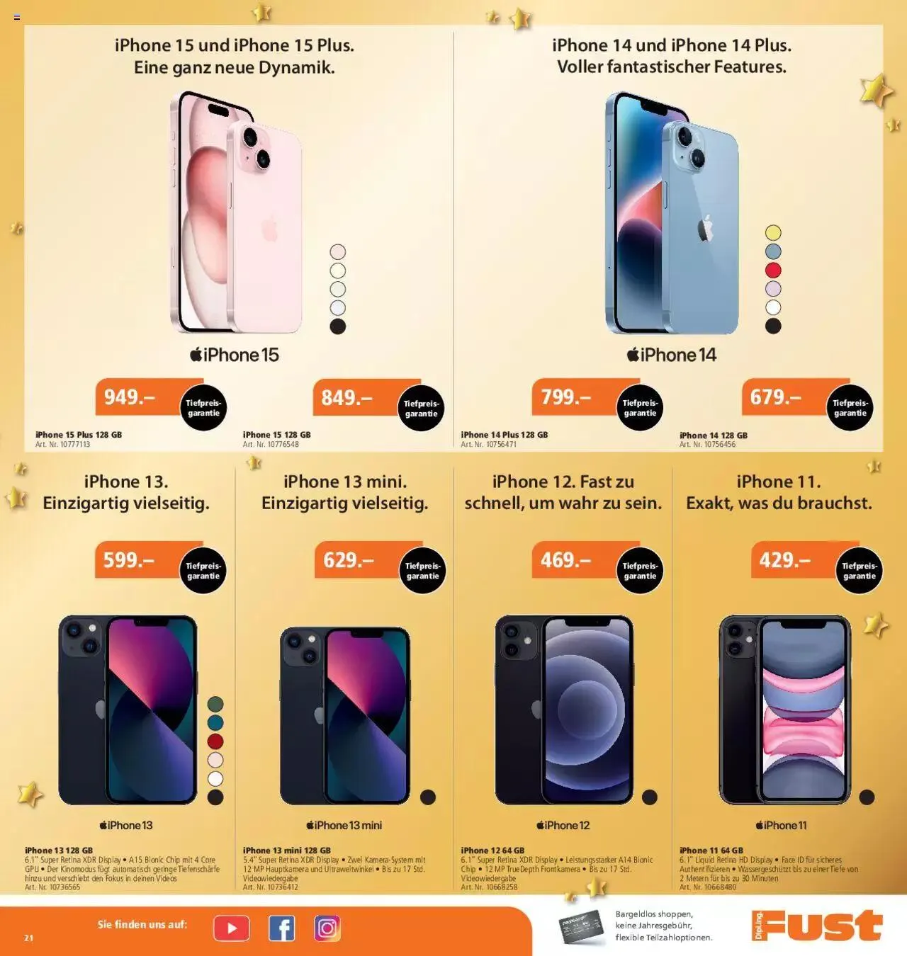 Fust Aktionen von 4. Dezember bis 10. Dezember 2023 - Prospekt seite 21