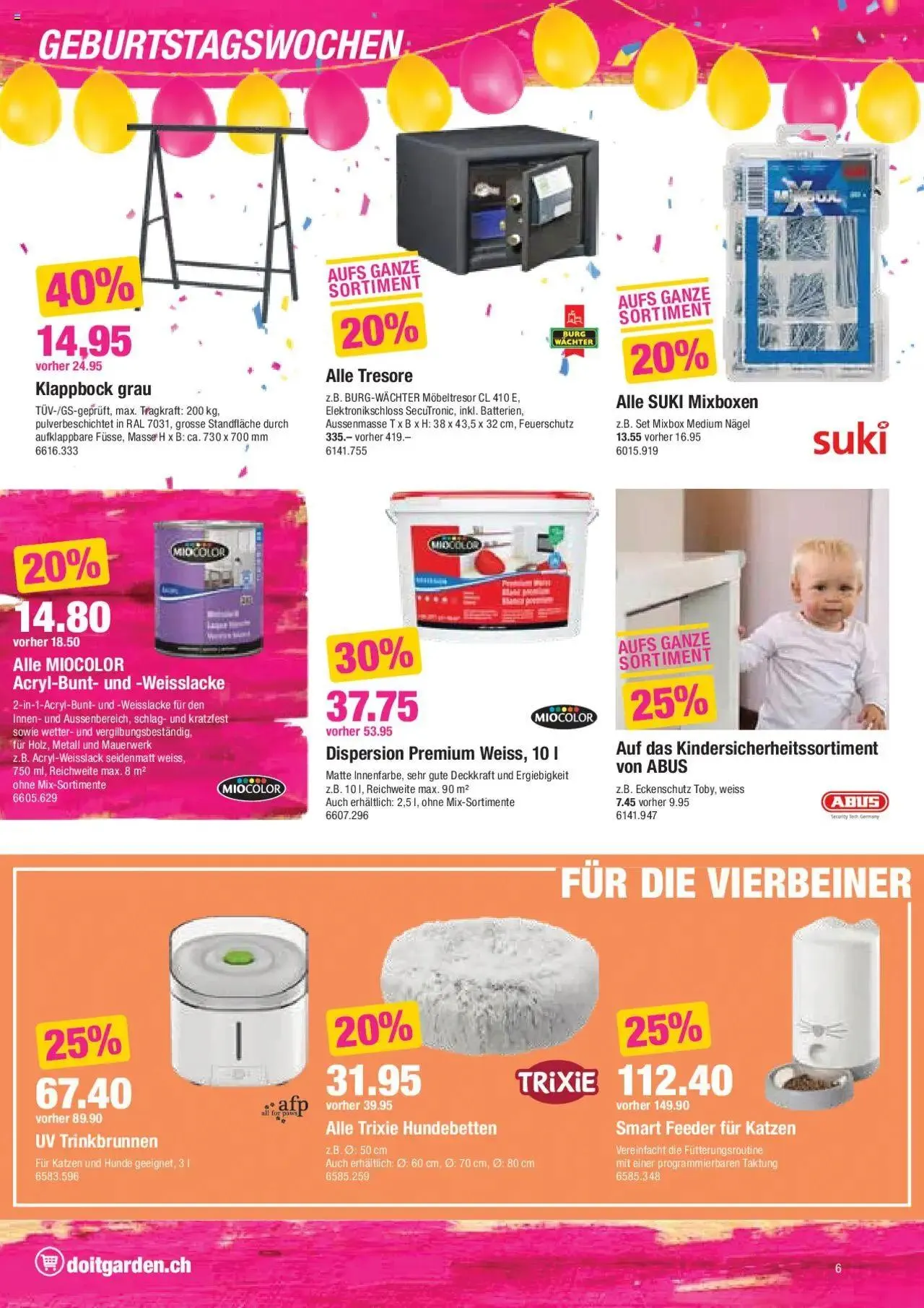 DO IT+GARDEN MIGROS Aktionen von 30. Juli bis 12. August 2024 - Prospekt seite 6