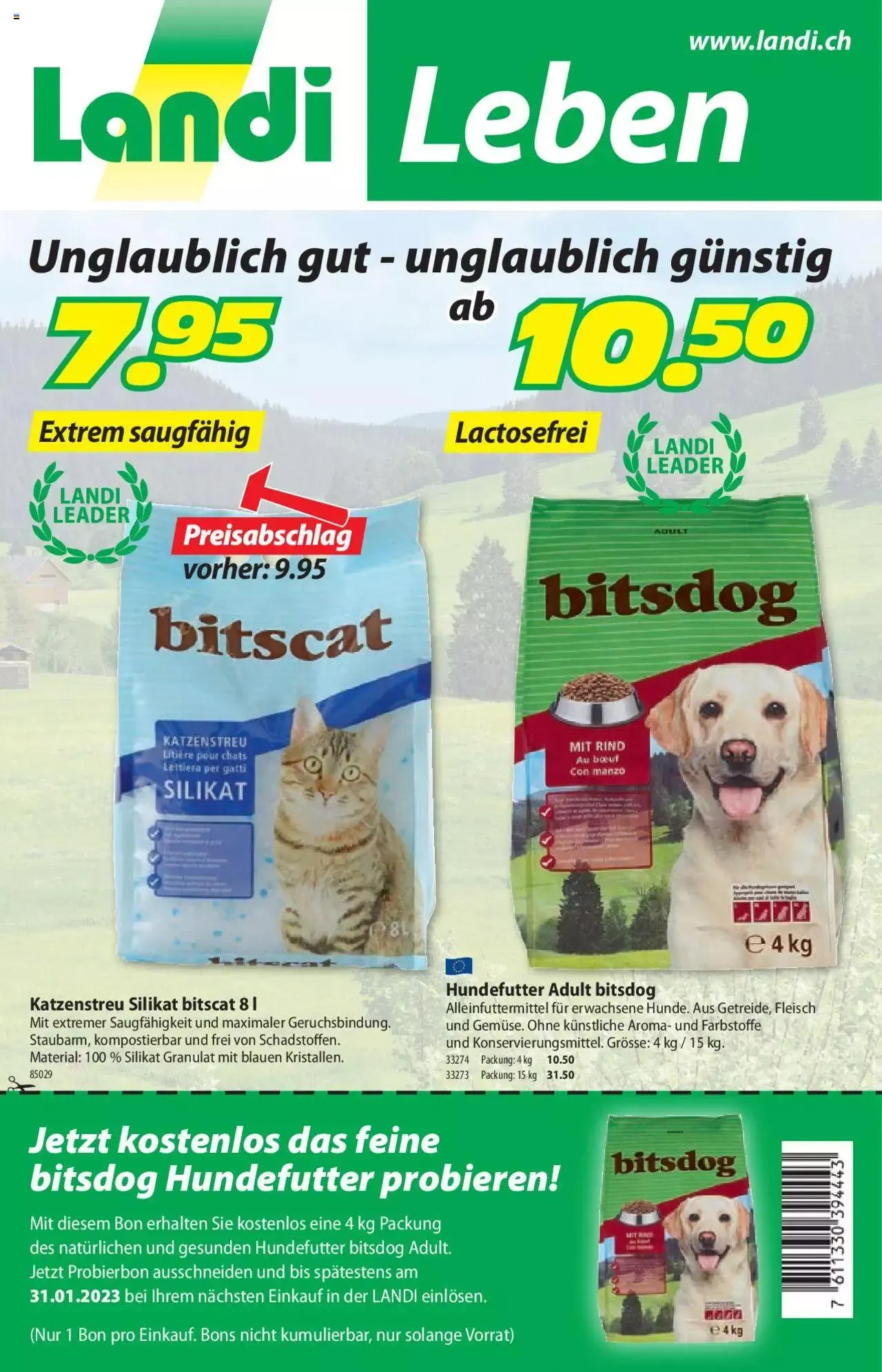 Landi - Aktueller Prospekt von 2. Januar bis 31. Dezember 2023 - Prospekt seite  13