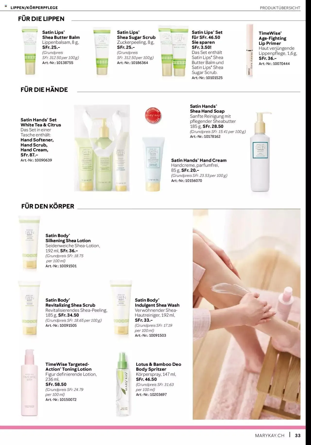 Mary Kay Aktionen von 17. April bis 31. Dezember 2023 - Prospekt seite  33