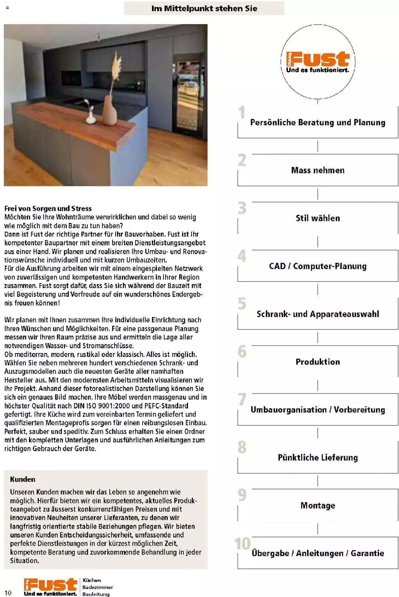 Fust Küchen- und Badezimmerprospekt von 4. März bis 31. Dezember 2024 - Prospekt seite 10