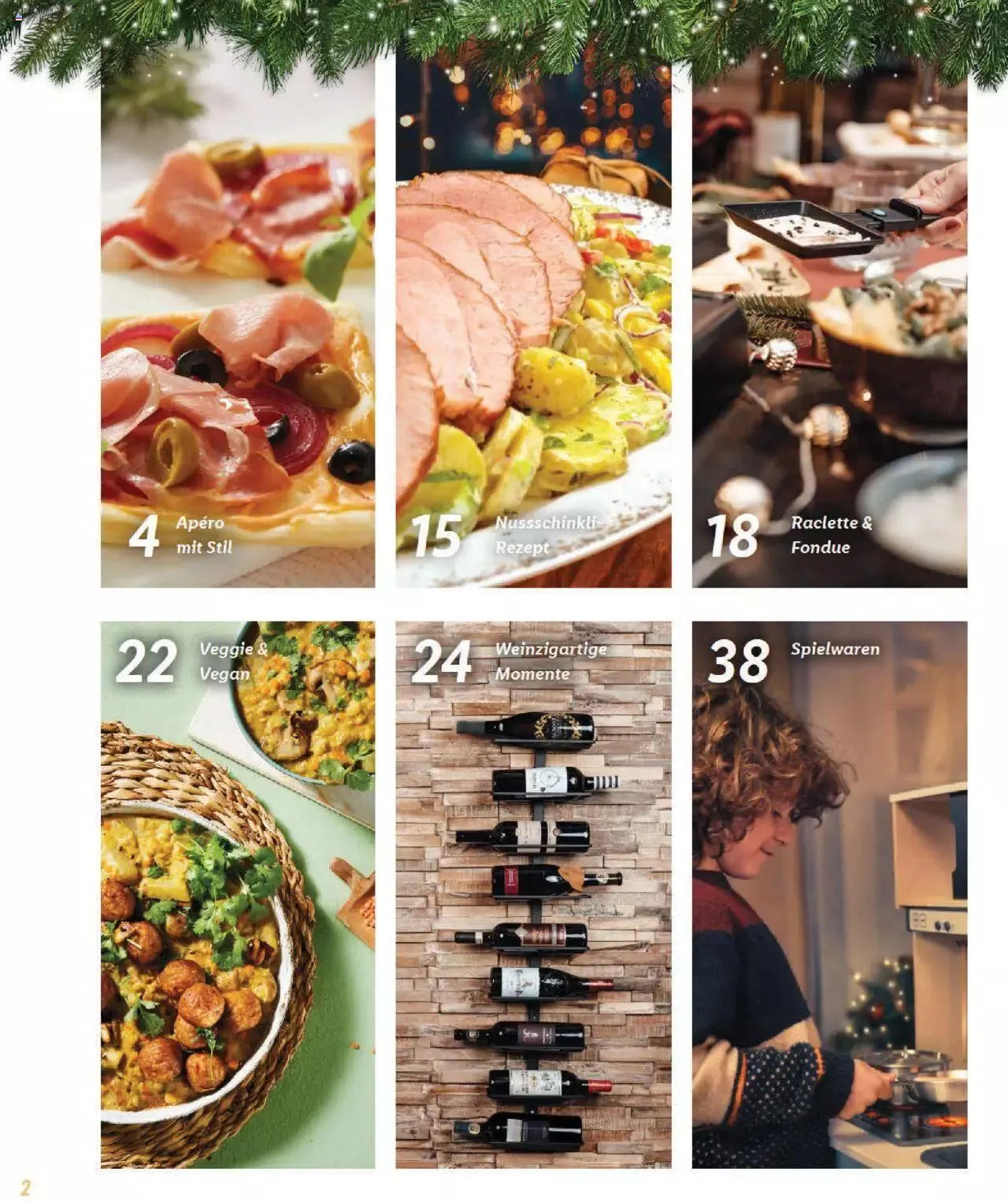 Lidl Magische Weihtnachstzeit von 2. November bis 31. Dezember 2023 - Prospekt seite  2