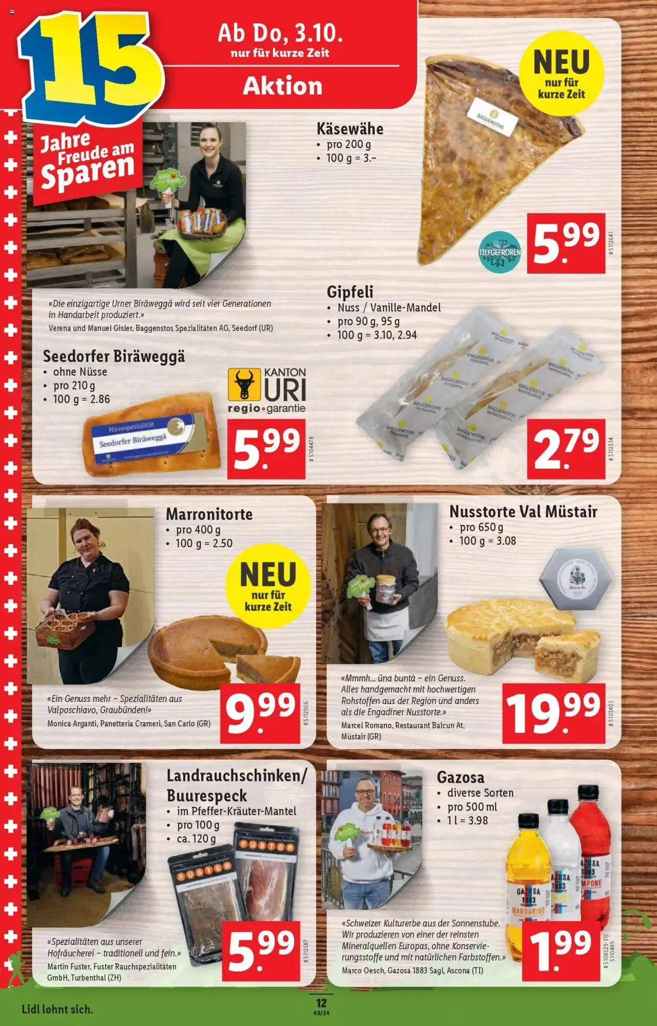Lidl Aktionen von 3. Oktober bis 9. Oktober 2024 - Prospekt seite  16