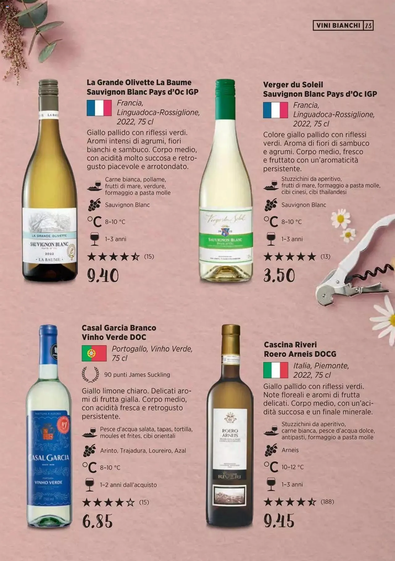 Denner Guida dei vini 2023 / 2024 IT von 11. September bis 31. Dezember 2023 - Prospekt seite  23