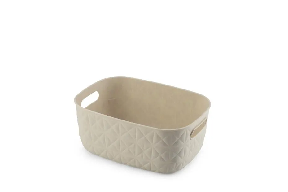 Curver Aufbewahrungskorb Softex S 4 L | creme