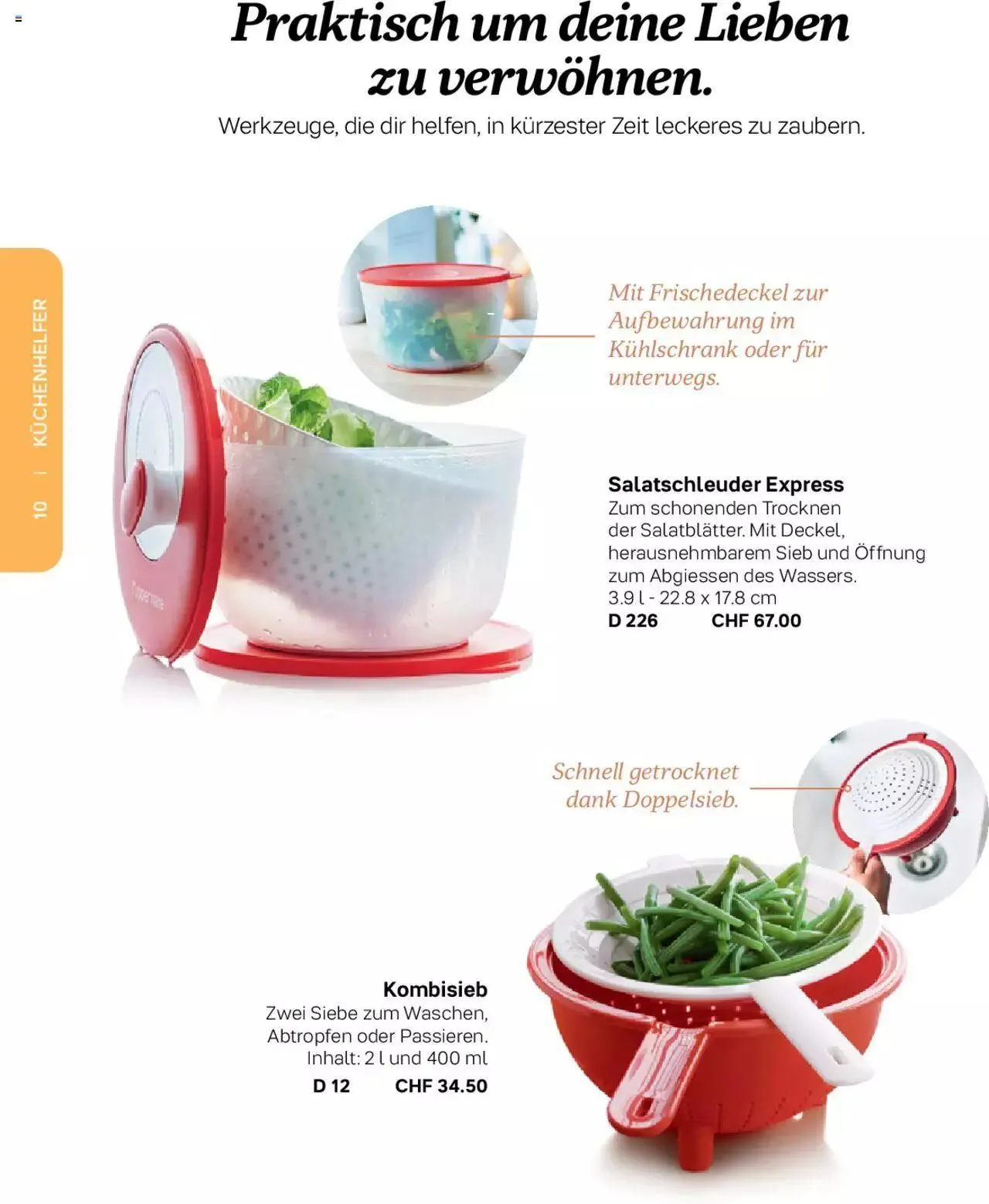 Tupperware Frühling & Sommer 2023 von 8. März bis 31. Dezember 2023 - Prospekt seite  10