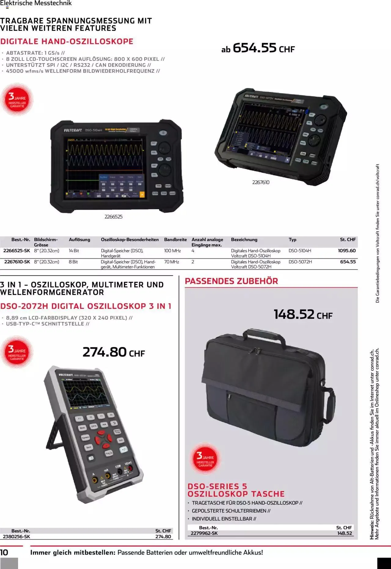 Conrad - 40 Jahre Voltcraft von 30. November bis 31. Dezember 2023 - Prospekt seite 12