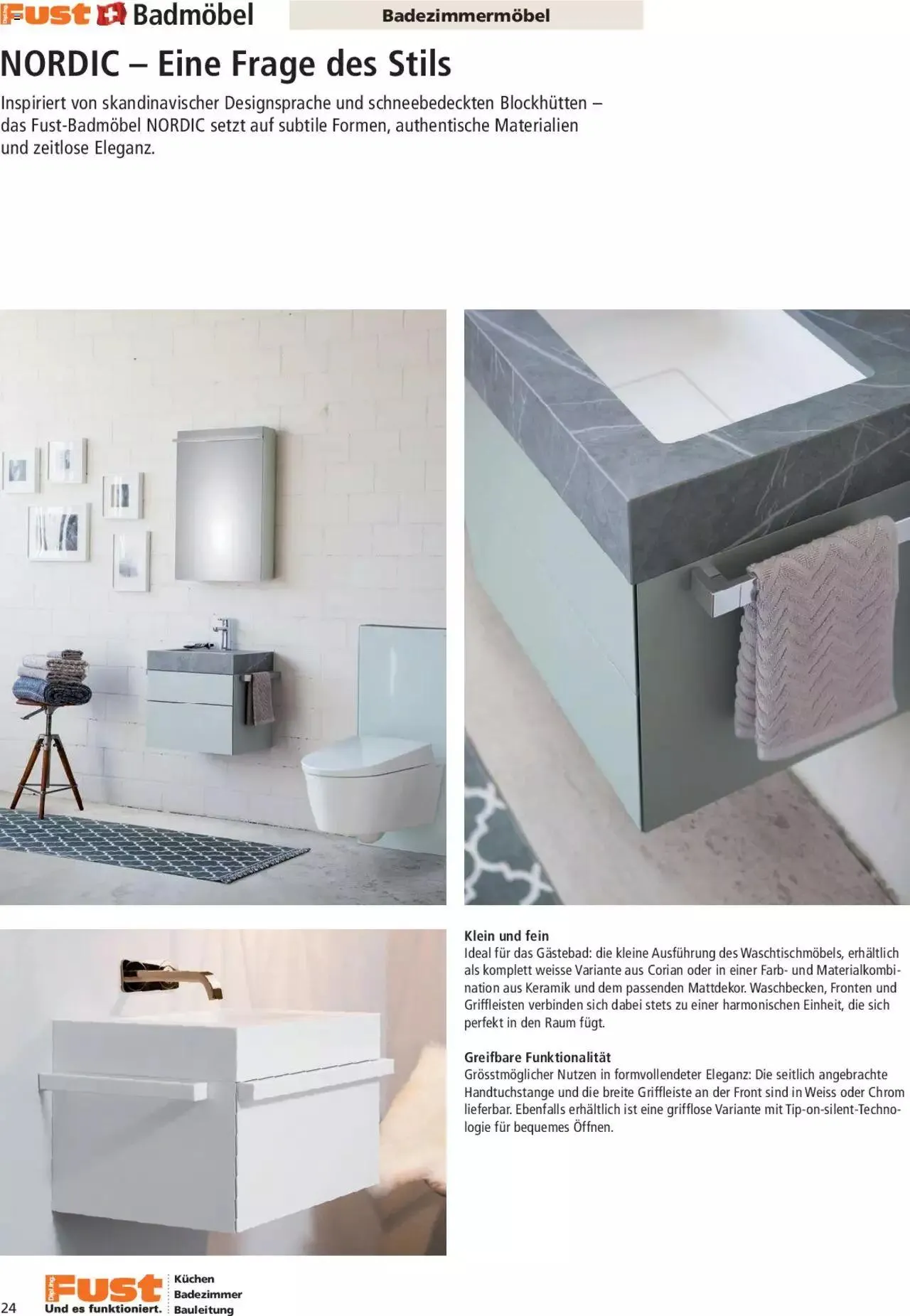Fust Aktionen Badezimmermagazin von 17. April bis 31. Dezember 2024 - Prospekt seite 24