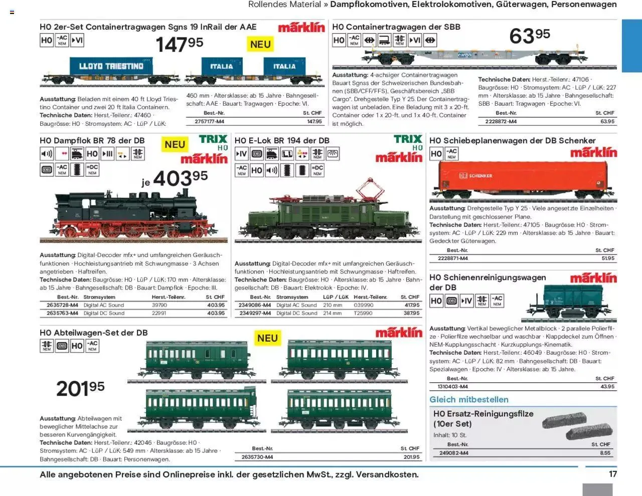 Conrad Modellbahn Katalog 2023/24 von 5. September bis 31. Dezember 2024 - Prospekt seite  19
