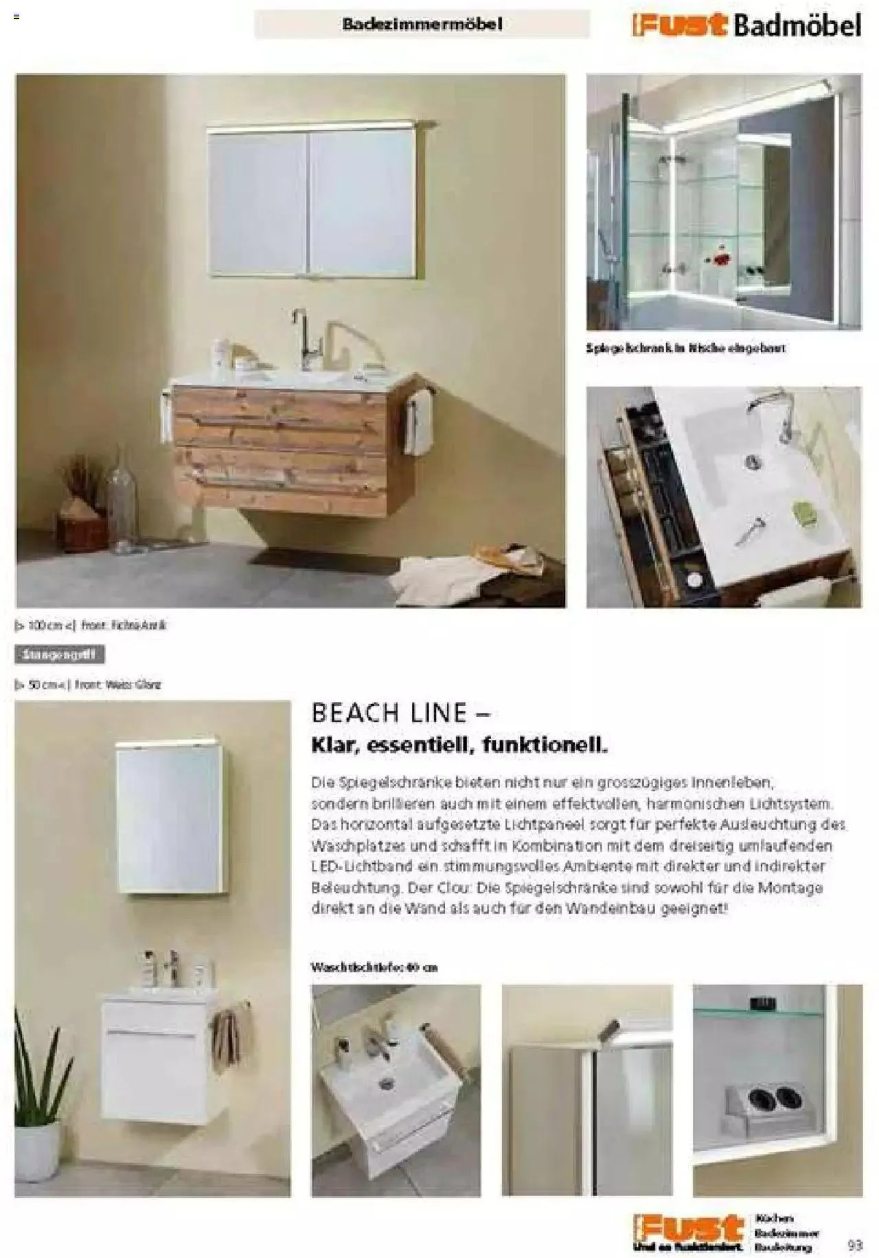 Fust Badezimmermagazin von 17. April bis 31. Dezember 2023 - Prospekt seite 93