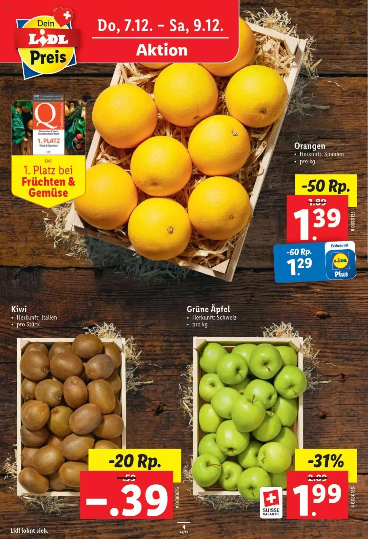Lidl Aktionen von 7. Dezember bis 13. Dezember 2023 - Prospekt seite 4