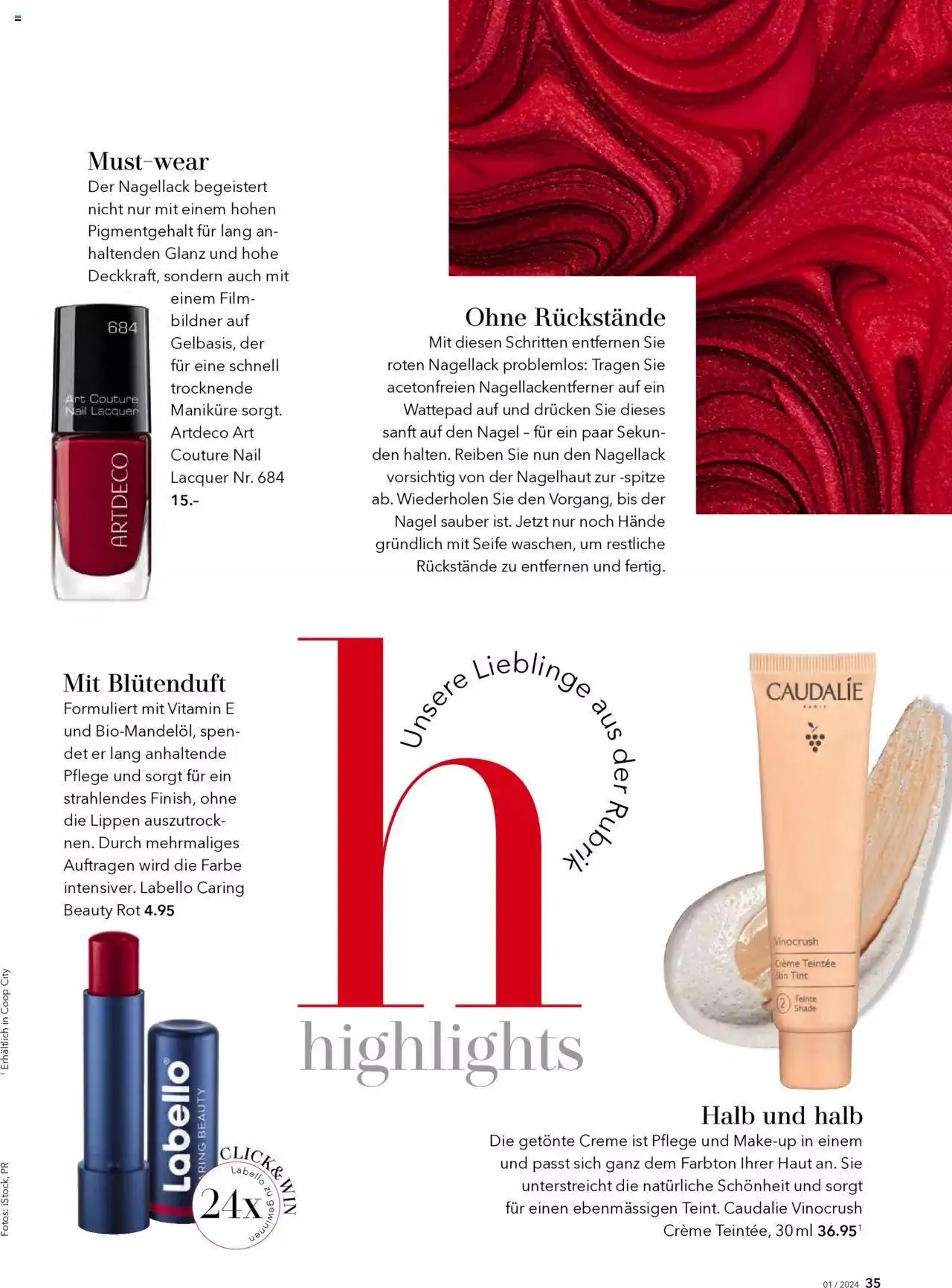 Coop Aktionen Beauty & Life von 27. Februar bis 31. Dezember 2024 - Prospekt seite 35