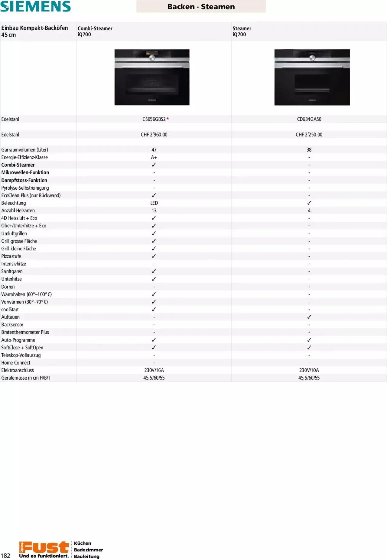 Fust - Küchenmagazin - Riesenauswahl von 22. Februar bis 31. Dezember 2023 - Prospekt seite  182