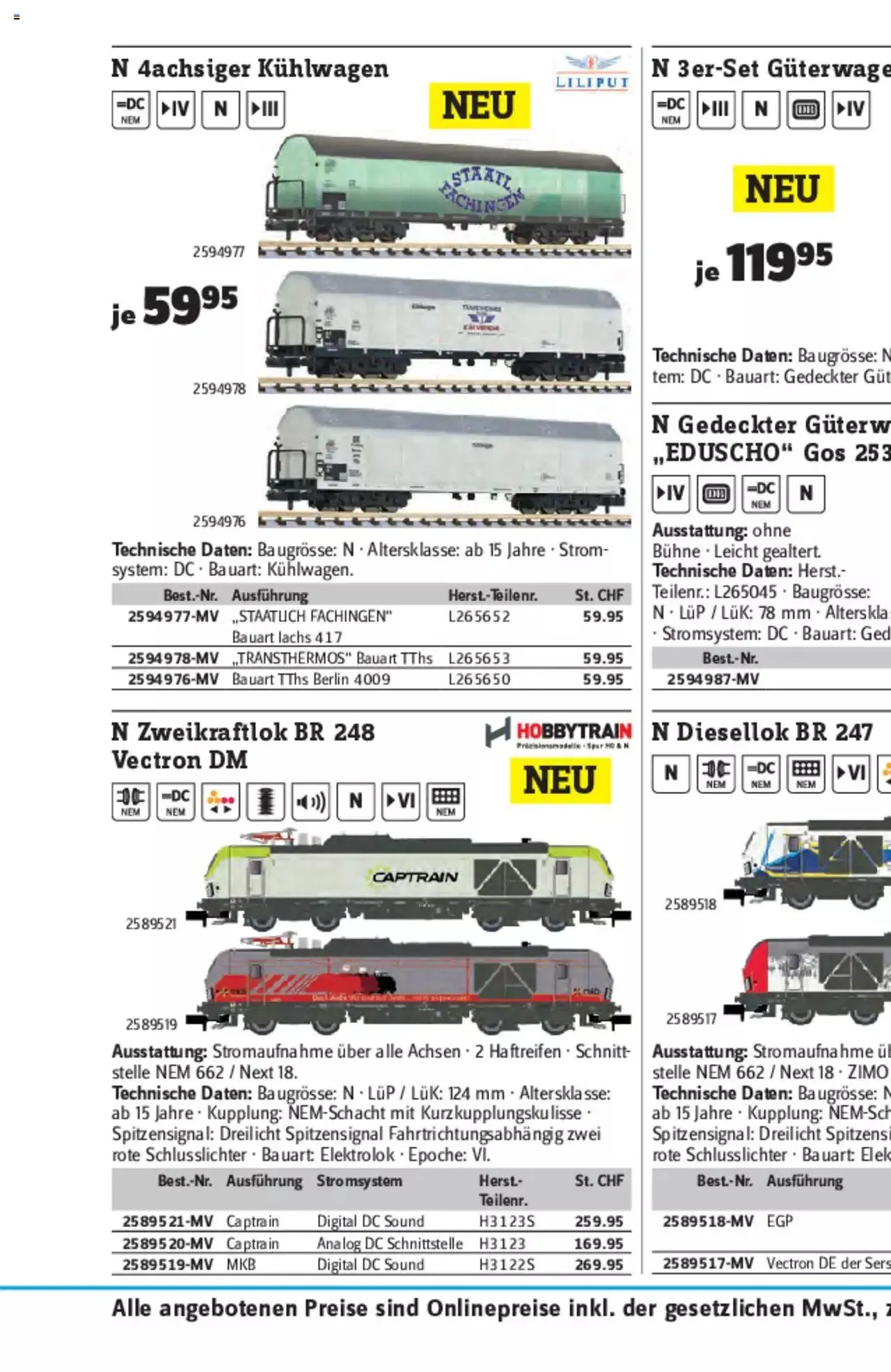 Conrad - Modellbahn Katalog 2022/23 von 5. September bis 31. Dezember 2023 - Prospekt seite  141