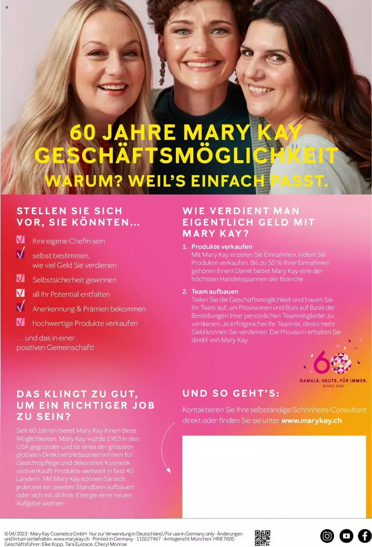 Mary Kay Aktionen von 17. April bis 31. Dezember 2023 - Prospekt seite  36