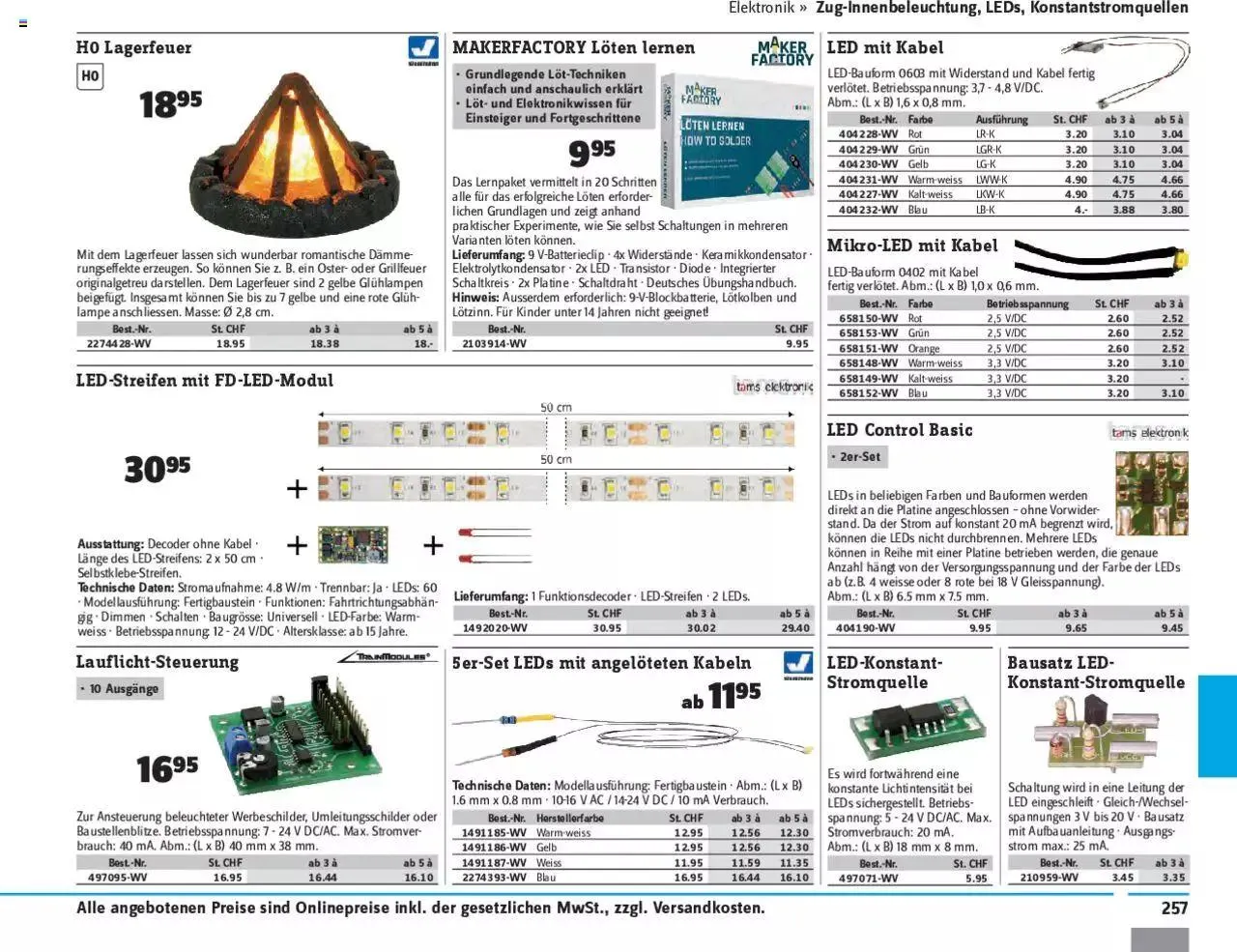 Conrad - Modellbahn 2021/22 von 1. Januar bis 31. Dezember 2023 - Prospekt seite 259