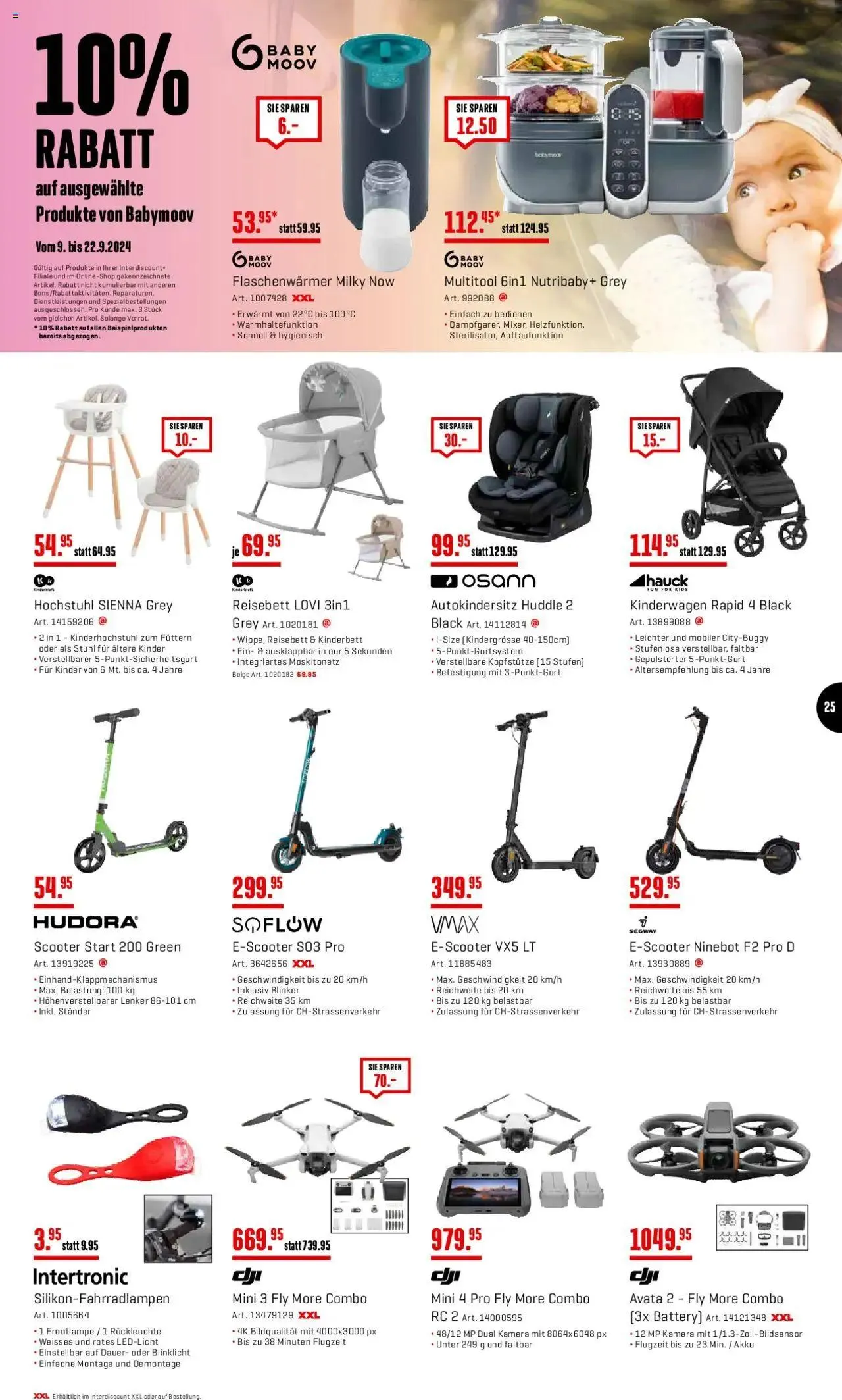 Interdiscount Mobile Prospekt von 9. September bis 22. September 2024 - Prospekt seite  25