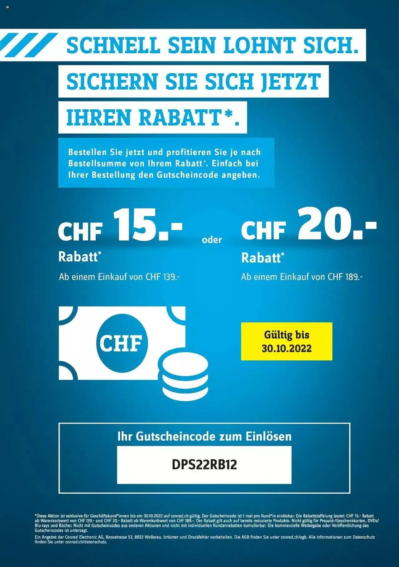 Conrad - Technik Deals von 30. August bis 31. Dezember 2023 - Prospekt seite 43