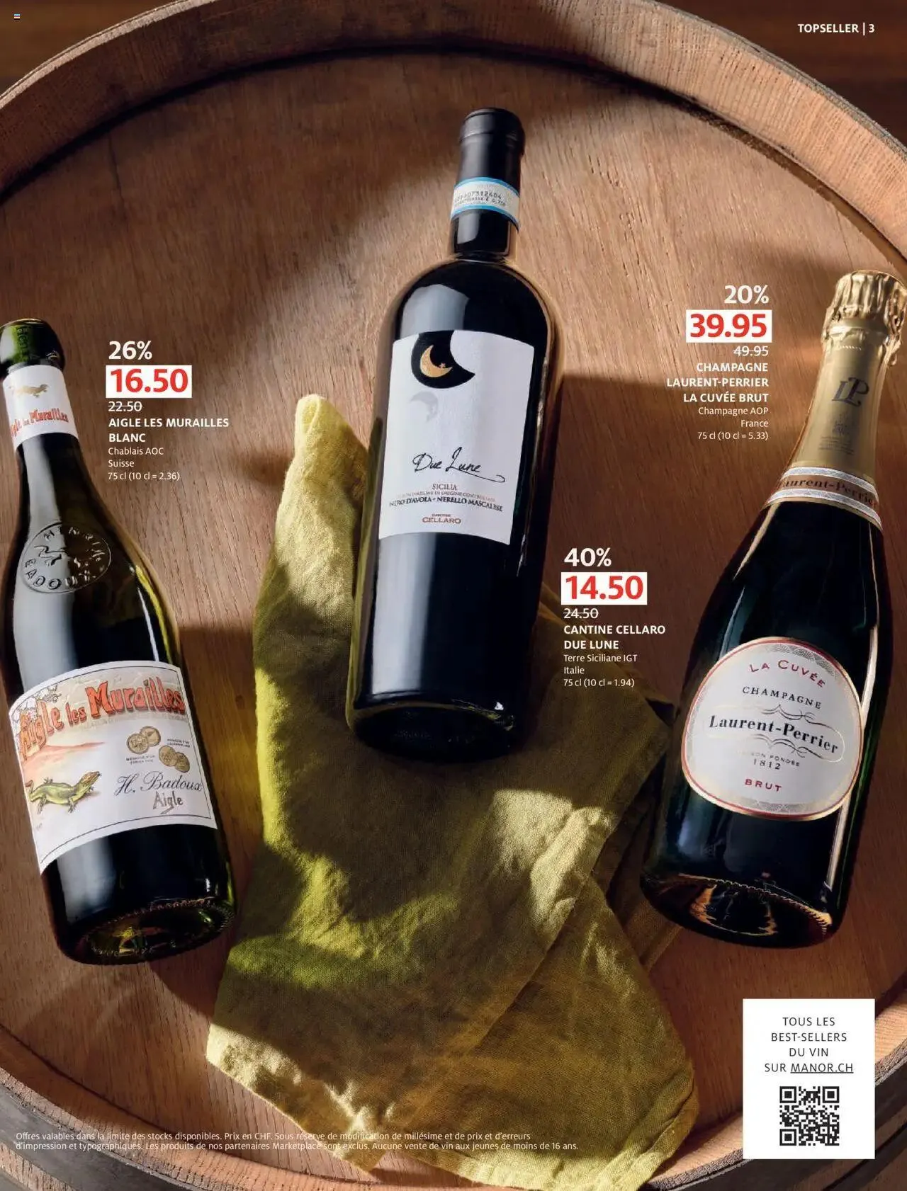 Manor Catalogue des vins von 8. September bis 6. Oktober 2024 - Prospekt seite  3