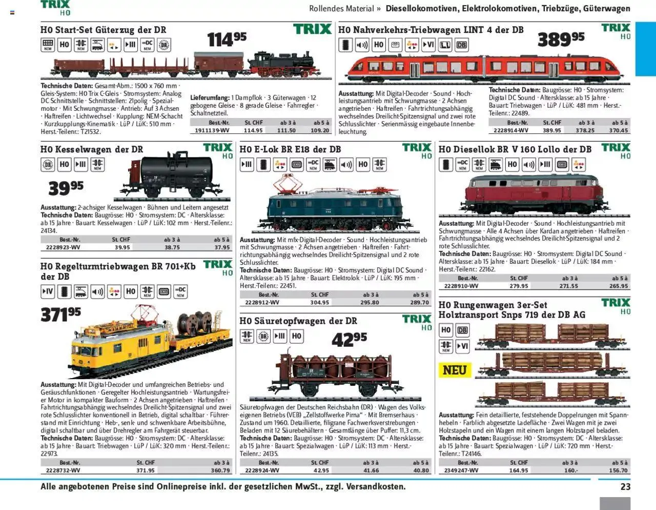 Conrad - Modellbahn 2021/22 von 1. Januar bis 31. Dezember 2023 - Prospekt seite  25