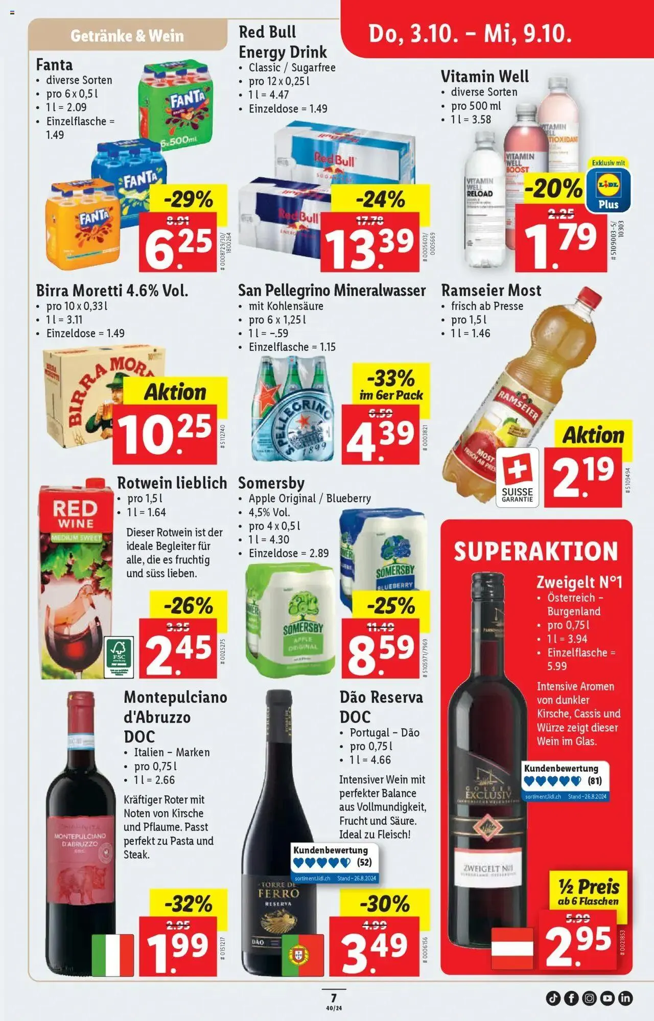 Lidl Aktionen von 3. Oktober bis 9. Oktober 2024 - Prospekt seite  11