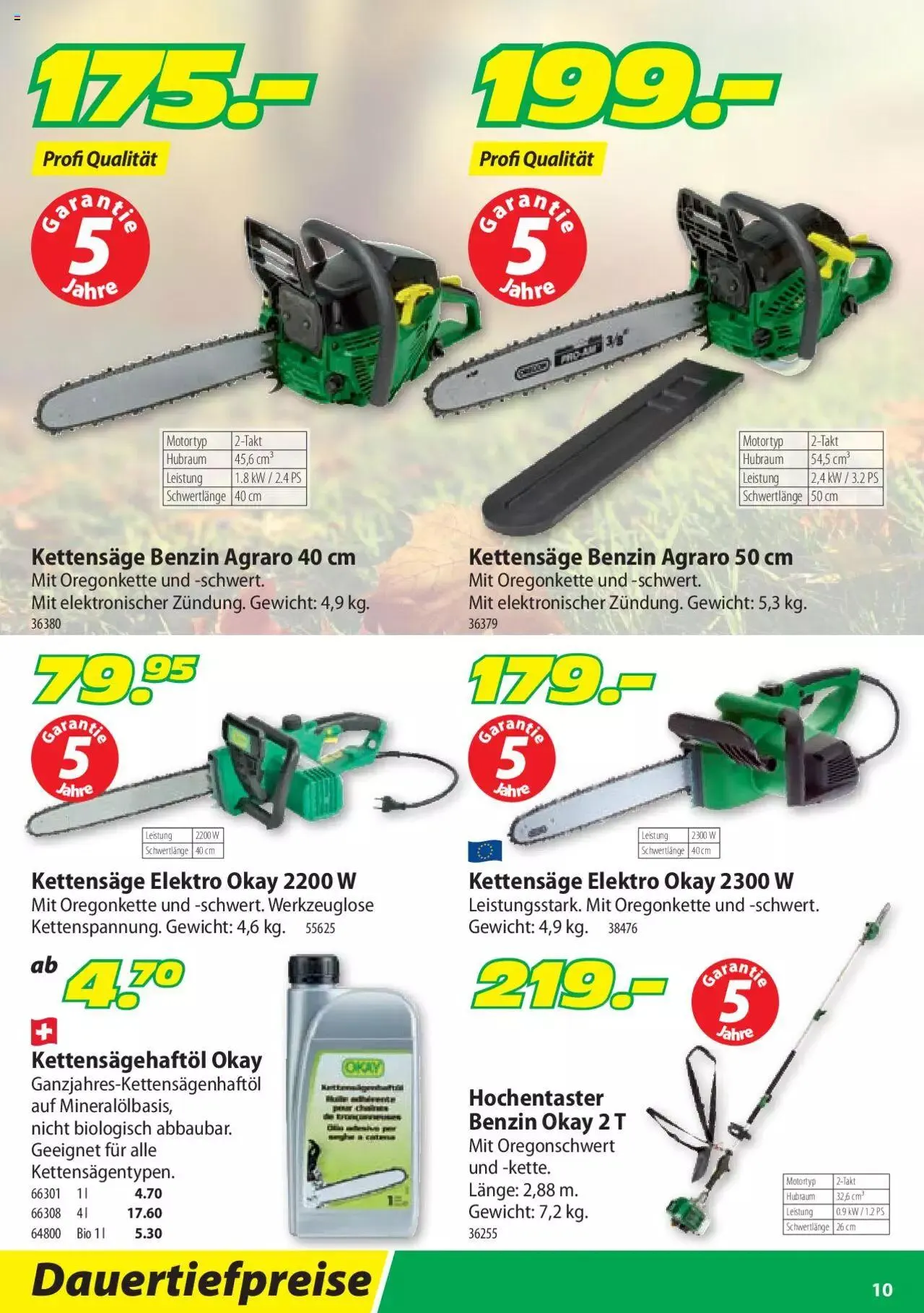 Landi - Motorgeräte 2022 von 1. April bis 31. Dezember 2023 - Prospekt seite 10