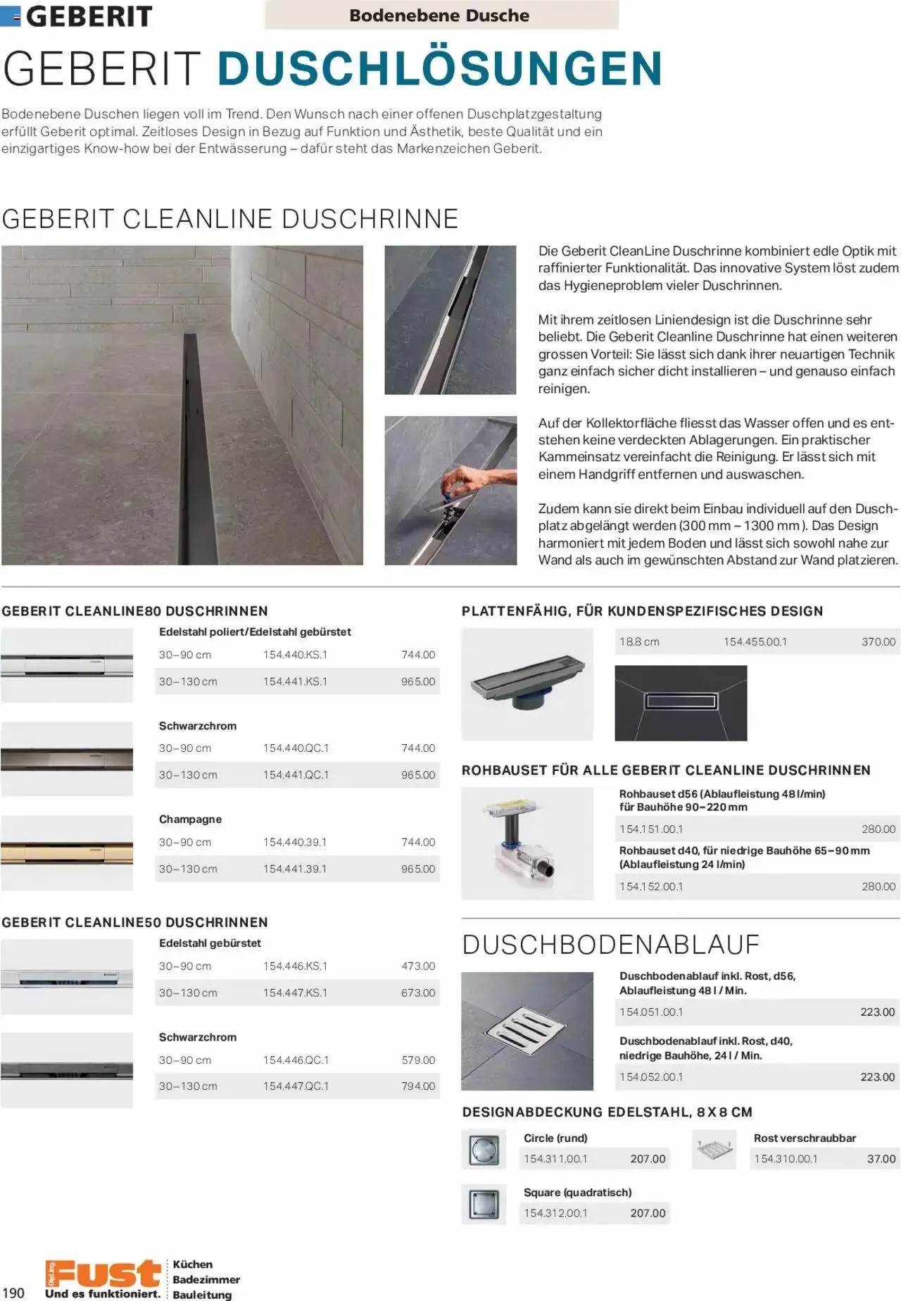 Fust Aktionen Badezimmermagazin von 17. April bis 31. Dezember 2024 - Prospekt seite  190