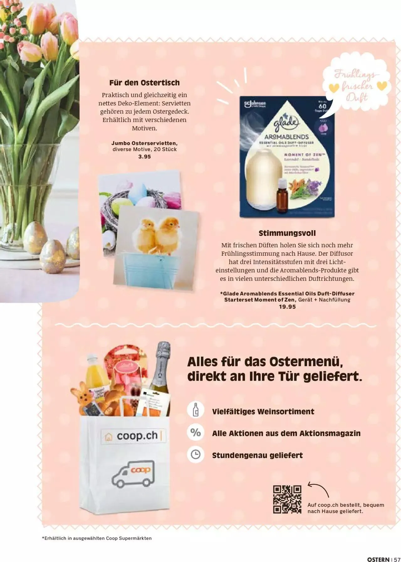 Coop Aktionen Ostern von 28. März bis 31. Dezember 2023 - Prospekt seite  57