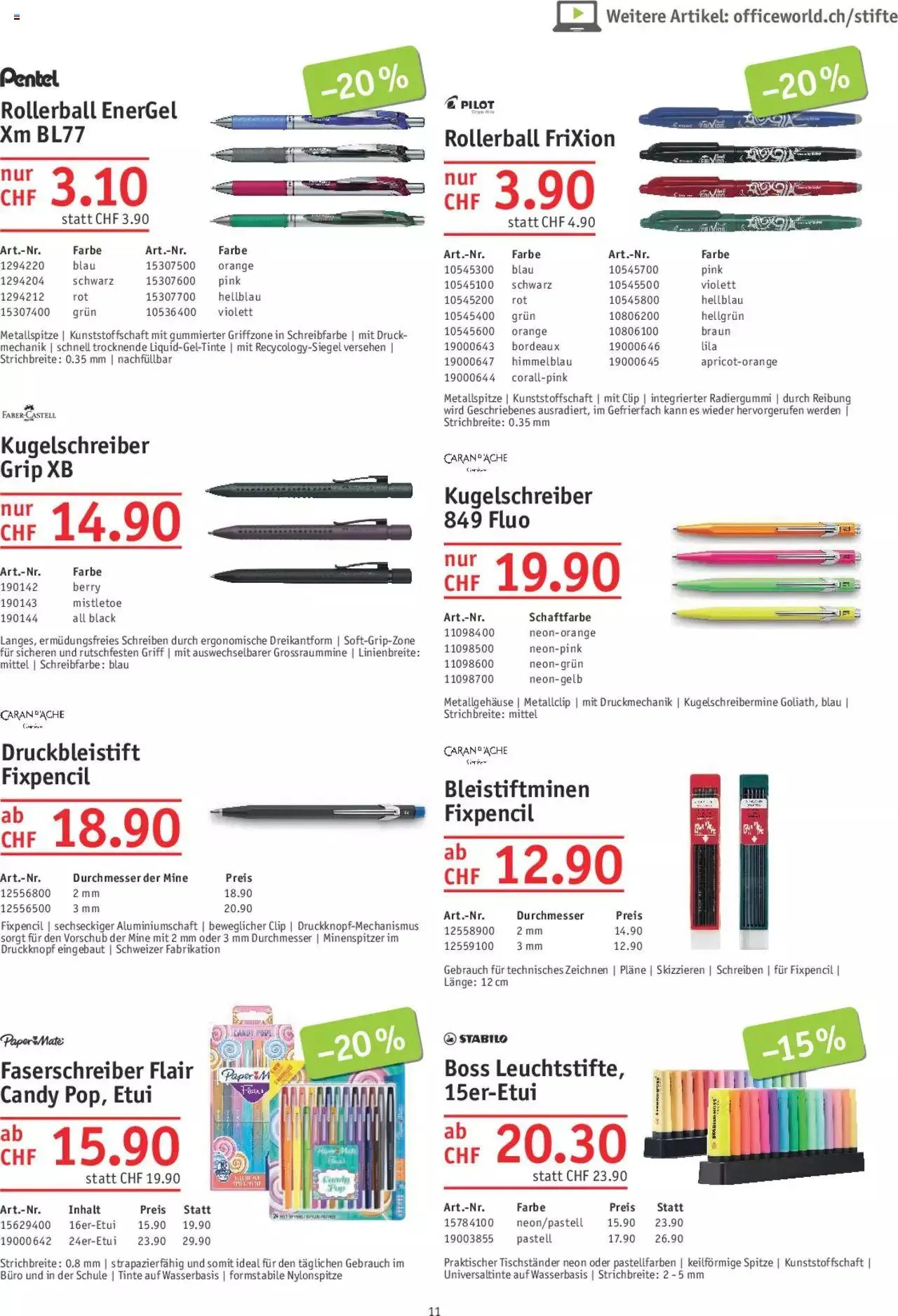 Office World Aktionen von 26. Oktober bis 29. November 2023 - Prospekt seite 11