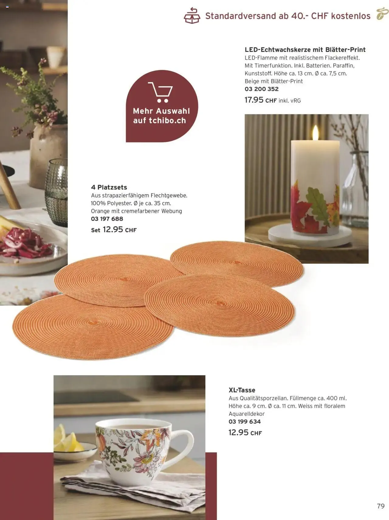 Tchibo Aktionen von 13. September bis 31. Dezember 2024 - Prospekt seite  79