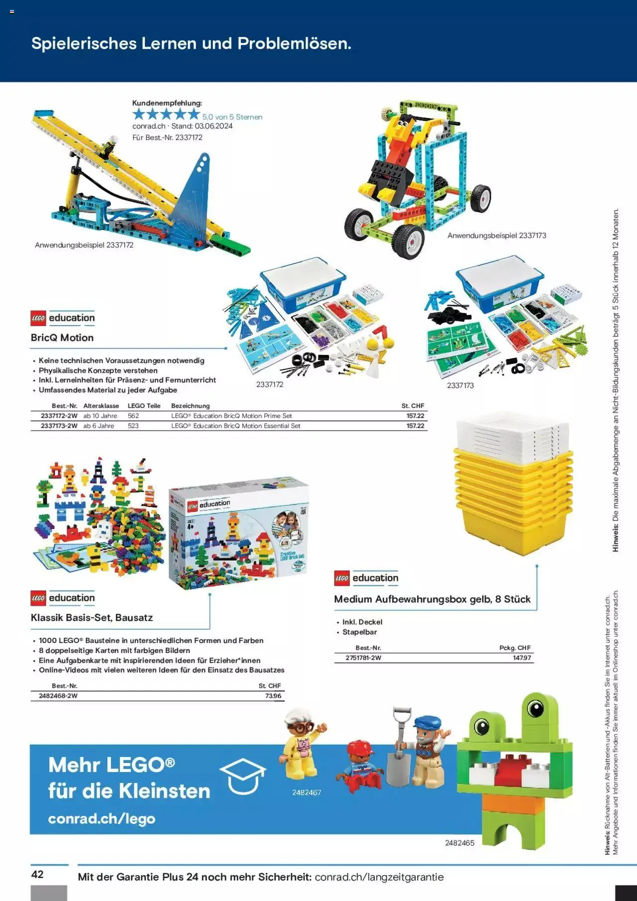 Conrad Aktionen Education von 17. Juni bis 9. Januar 2025 - Prospekt seite  44