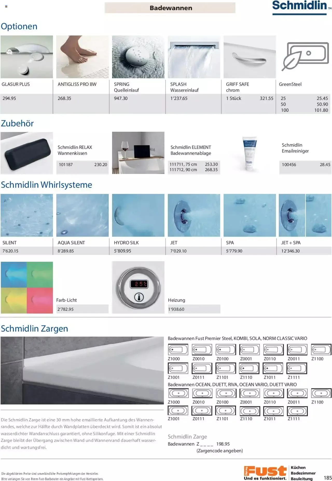 Fust Aktionen Badezimmermagazin von 17. April bis 31. Dezember 2024 - Prospekt seite  185
