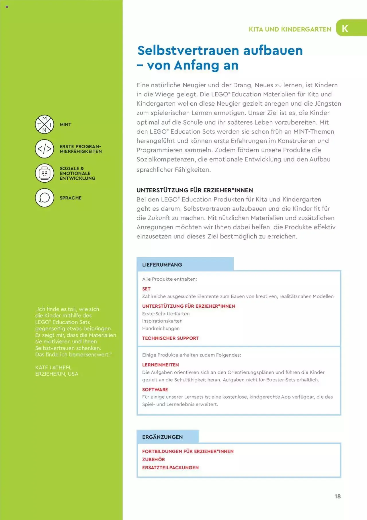 Conrad - Lego Education Lernkonzepte von 6. April bis 31. Dezember 2023 - Prospekt seite 19