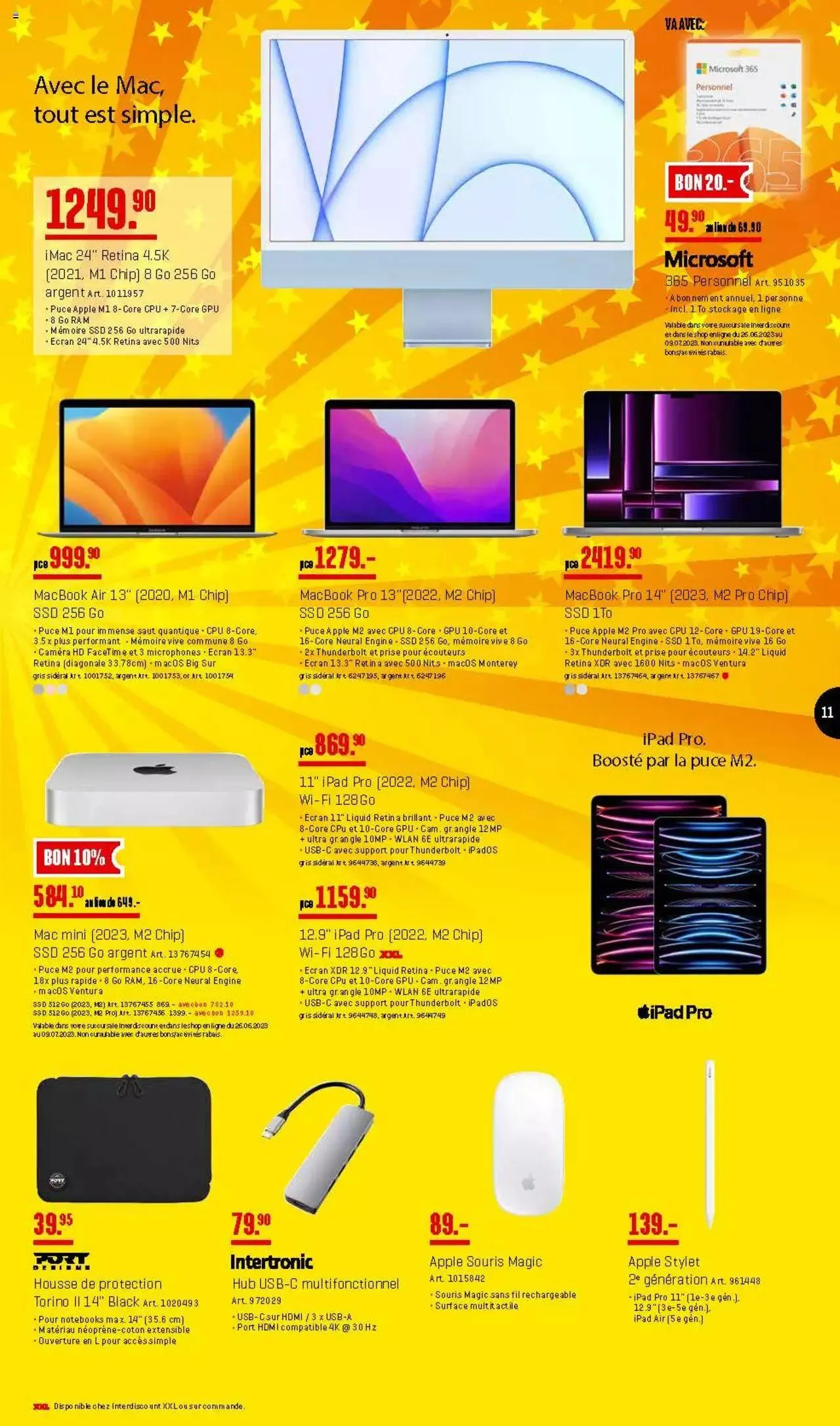 Interdiscount Aktionen FR von 26. Juni bis 31. Dezember 2023 - Prospekt seite 11