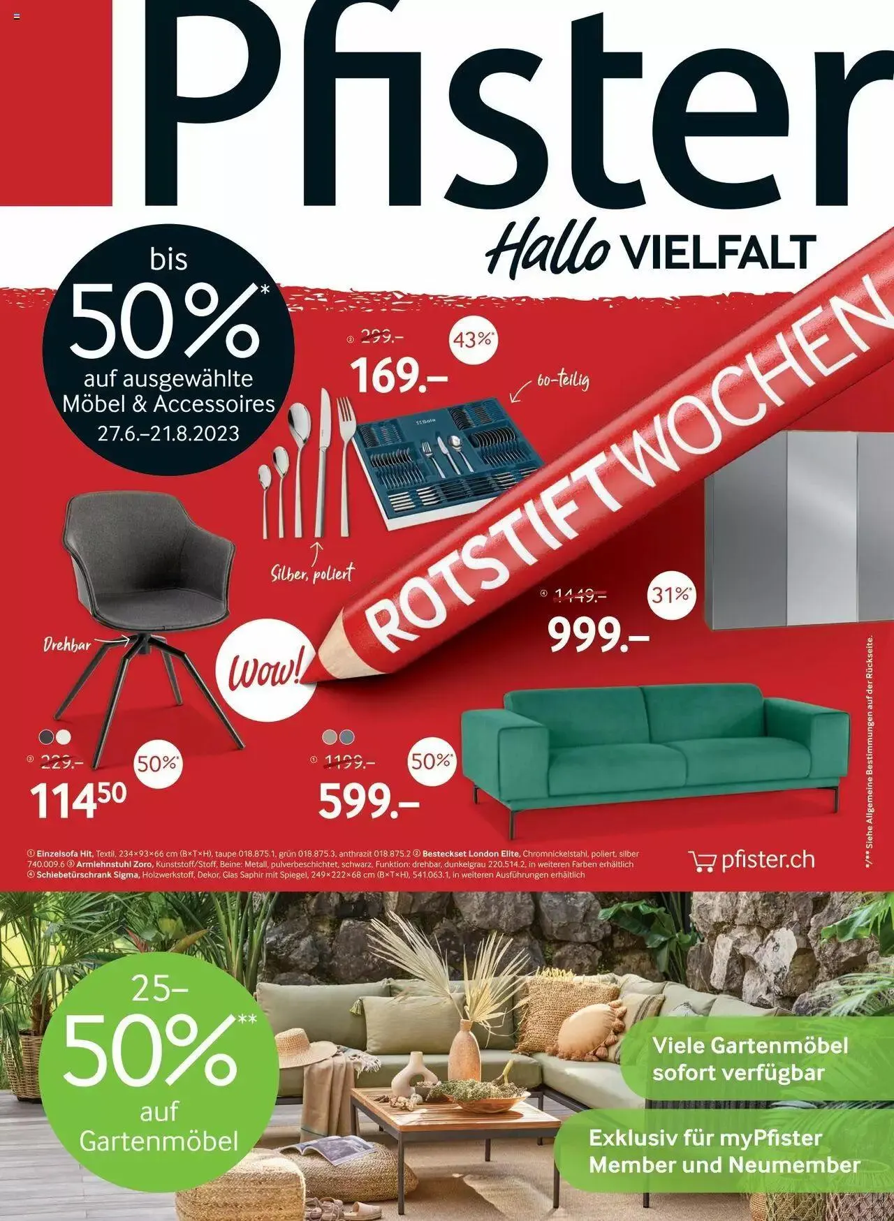 Pfister Rotstift Summer 2023 Ausgabe 3 - 0