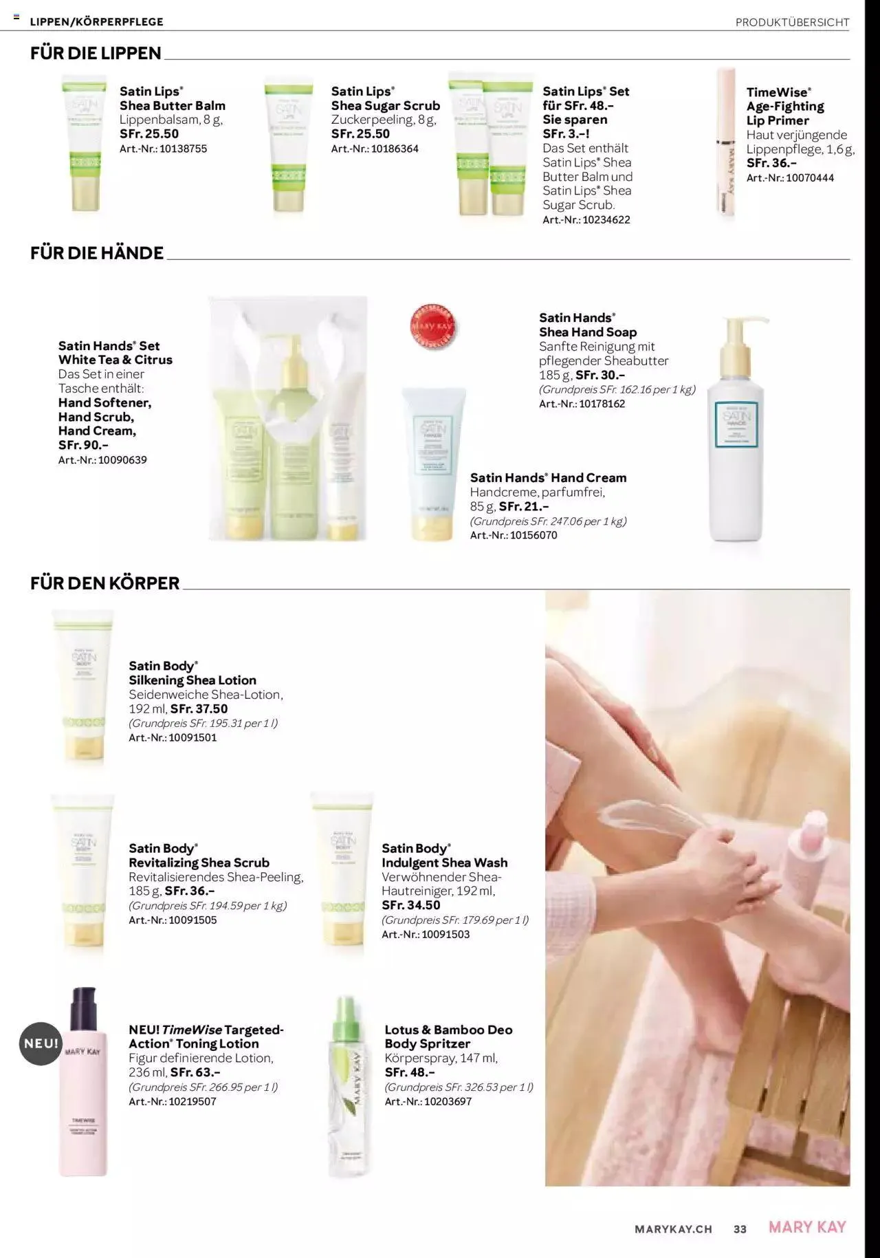 Mary Kay Aktionen von 16. Januar bis 31. Dezember 2024 - Prospekt seite  33