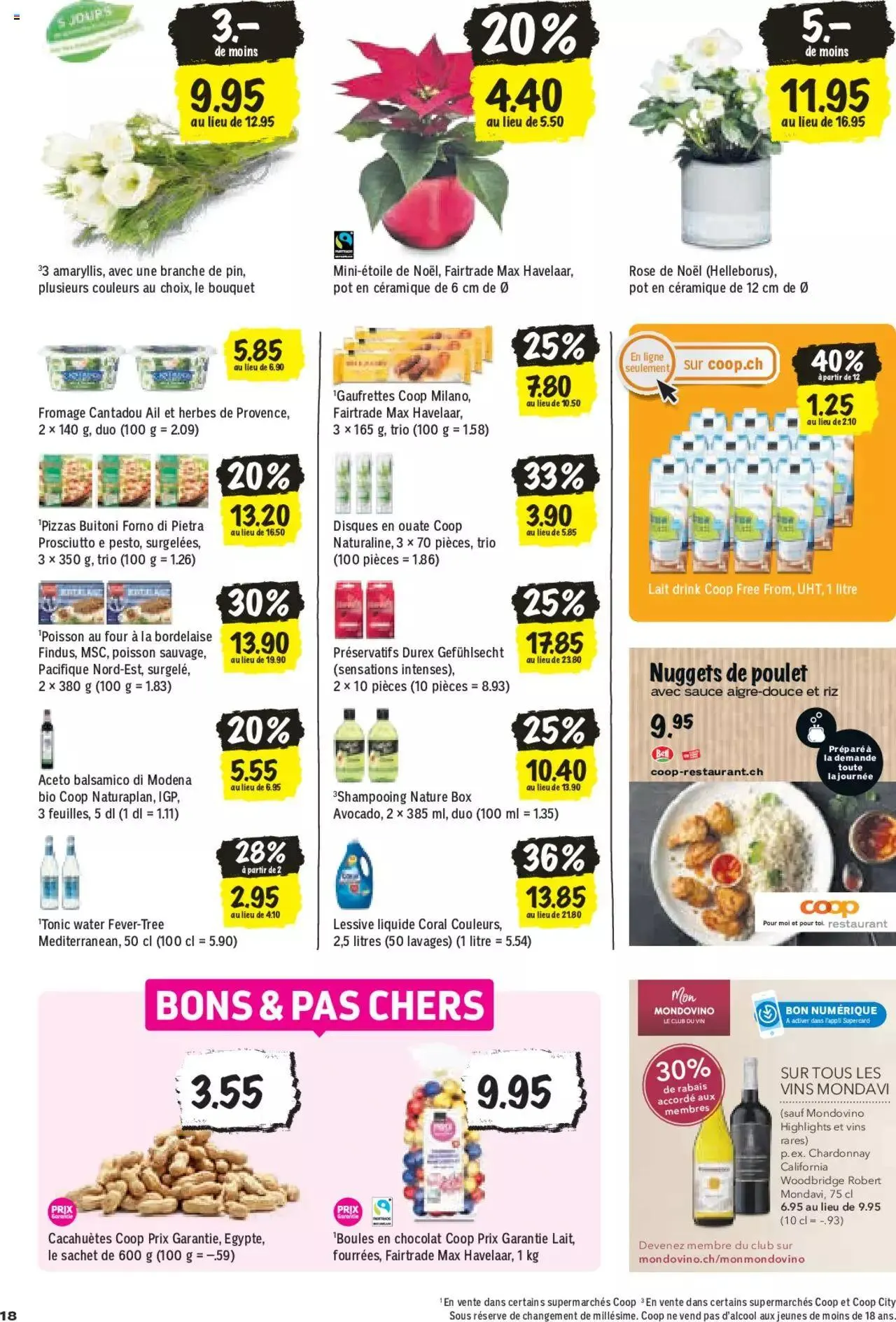 Coop - Les actions de la semaine von 5. Dezember bis 10. Dezember 2023 - Prospekt seite  18