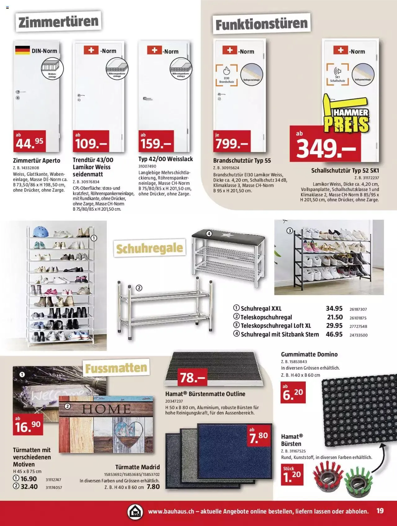 Bauhaus Aktionen von 30. Oktober bis 26. November 2023 - Prospekt seite 19